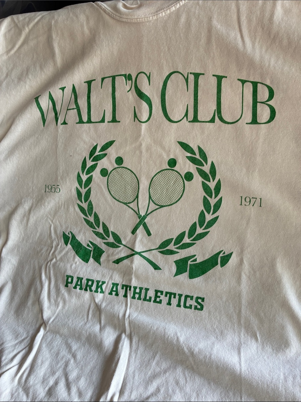 Walt’s Club Disney Park Athletics Tennis T-Shirt 2XL